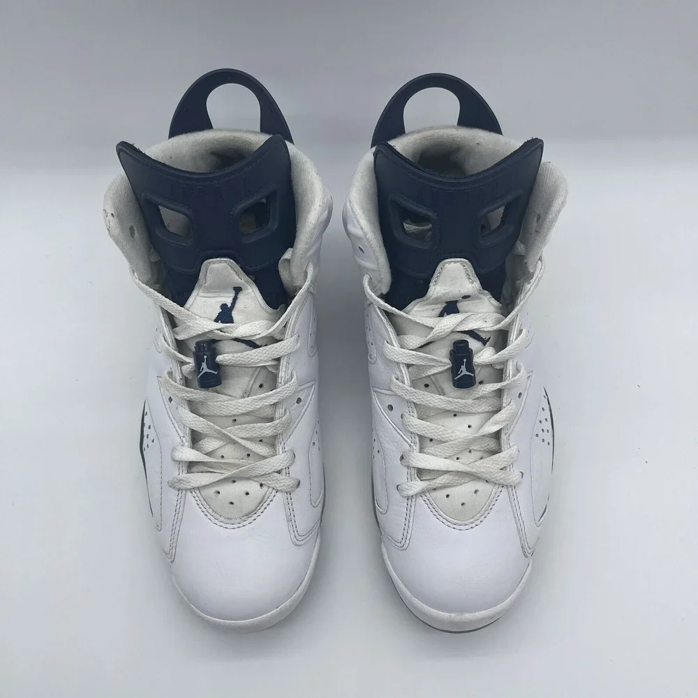 Nike CT8529-141 Air Jordan 6 Retro Men's Size 9.5 'Midnight Navy' Sneakers LEGIT